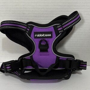 Rabbitgoo Purple Dog Harness - Small - No Pull Harness NIP